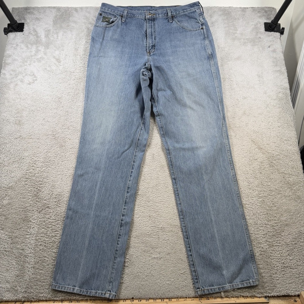 Cinch Jeans Mens 36x36 Blue Denim Original Fit Green Label Rodeo Western Cowboy